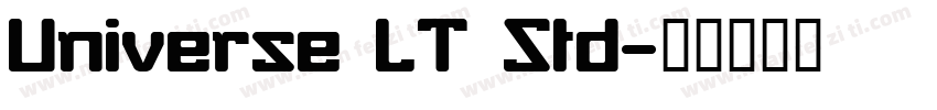Universe LT Std字体转换